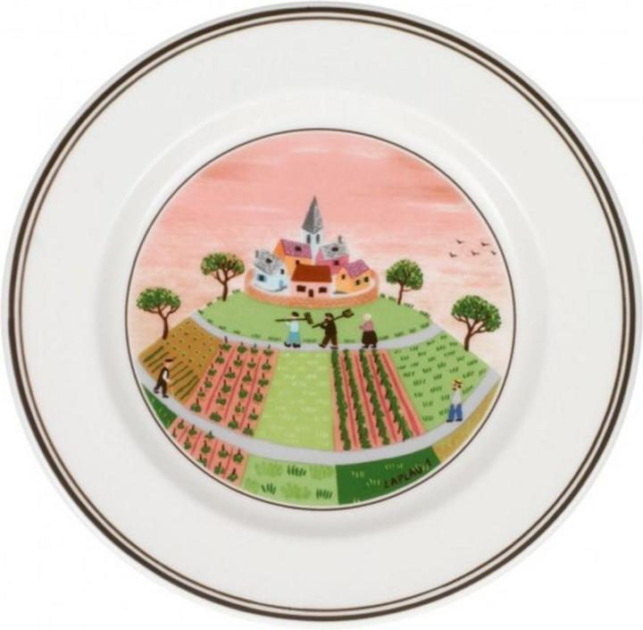 Piatto per il pane Village Design Naif (1 x, 17 cm)