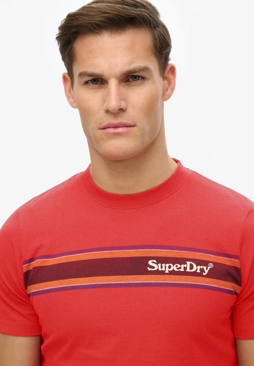 Immagine prodotto Superdry Lässiges Venue T-Shirt mit Streifen und Logo (S)