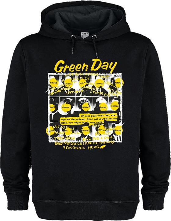Actual product image Amplified Unisex Adult Nimrod Green Day Hoodie (M)