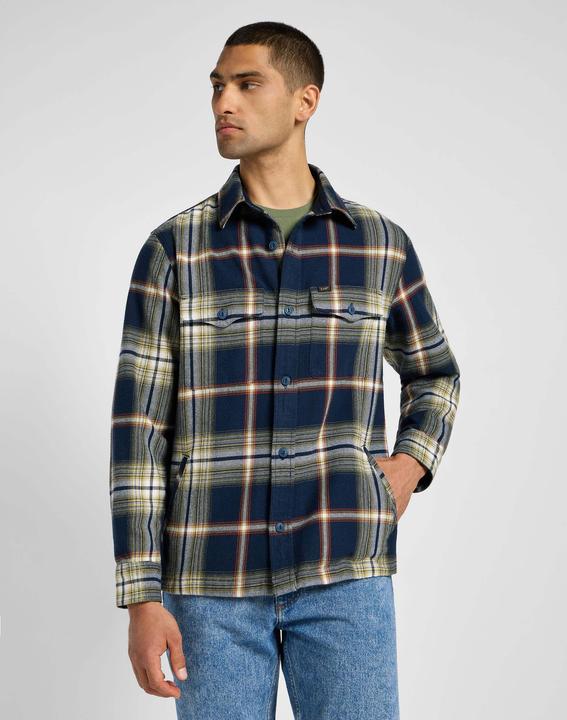Actual product image Lee Long sleeve shirt Flap Pocket Overshirt (S)