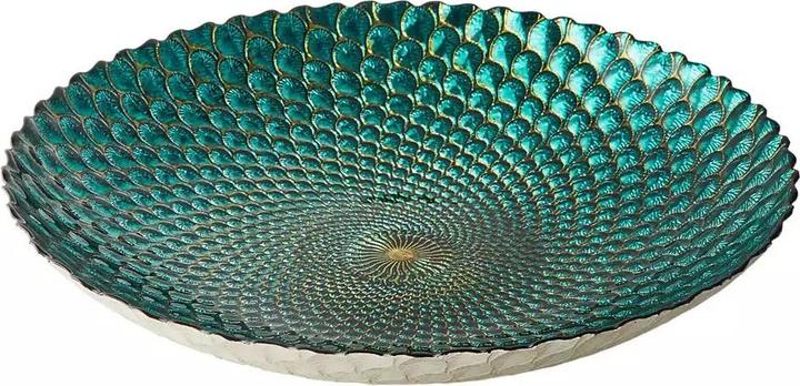Actual product image The DRH Collection Bowl Peacock 41 cm glass