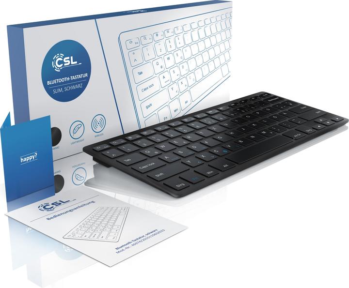 Produktbild CSL Bluetooth Tastatur (DE, Kabellos)