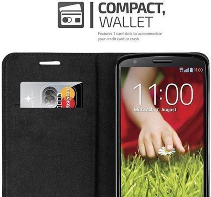 Productafbeelding Cadorabo Boek Onzichtbare Magneethoes (LG G2)