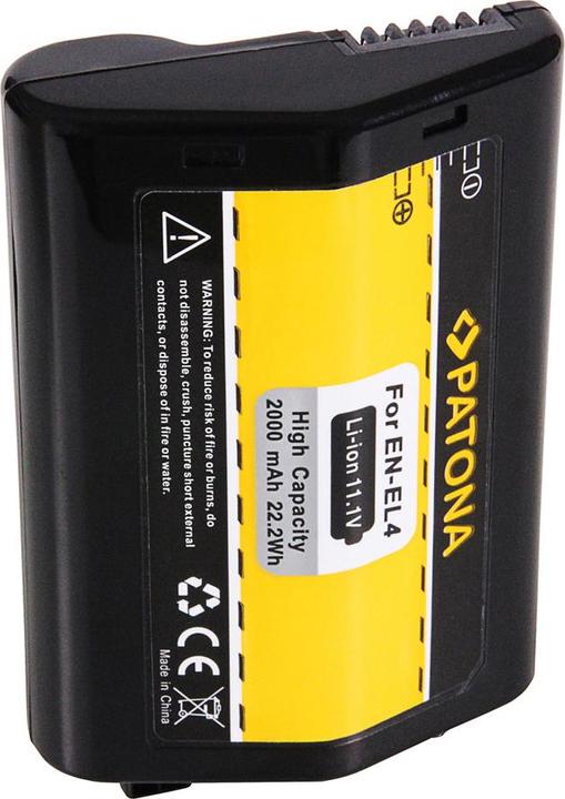 Image du produit Patona Akku wie Nikon EN-EL4 für Nikon D2../D3. (Batterie de l'appareil photo)