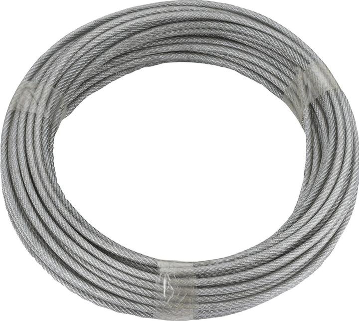 Immagine prodotto Dörner + Helmer Cavo d'acciaio Ruck-Zuck con guaina in PVC Corda ø 3/4 mmx20 m per scopi di tenuta EN12385