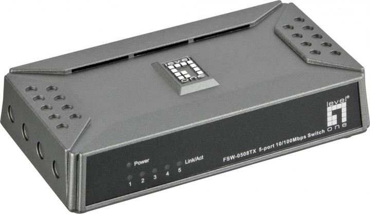 Produktbild LevelOne FSW-0508TX: 5Port Switch (5 Ports)