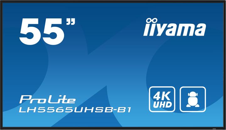 iiyama 55" 3840x2160, UHD IPS panel, Haze 1%, 8 (3840 x 2160 Pixel, 55")