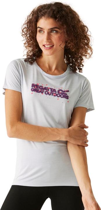 Actual product image Regatta Womens/Ladies Fingal VIII Logo Marl T-Shirt (42 D)