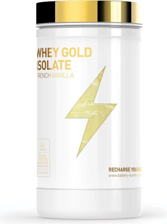 Immagine prodotto Battery Nutrition Isolato di siero di latte Gold (Vaniglia, 1 pz., 600 g)