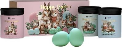 Produktbild Hiskin Happy Easter Soy Candle Set - Chocolate Eggs 200ml, Garden Party 200ml, Bunny Kisses 200ml