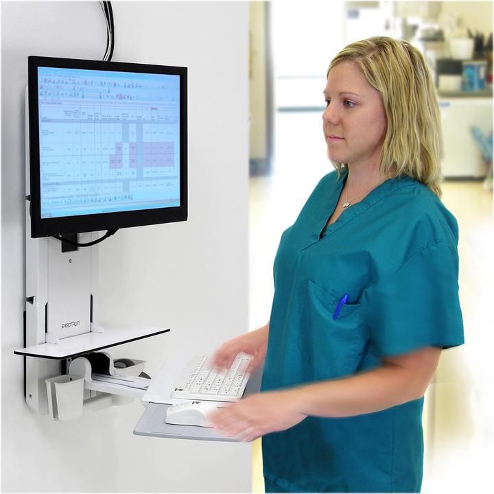 Produktbild Ergotron StyleView Sitz-Steh- Vertical Lift (Wand, 24.02")