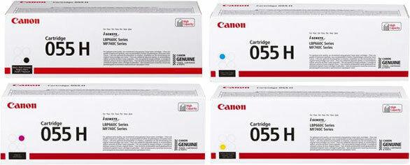 Image du produit Canon 4x Original Toner 055 H i-SENSYS MF 744 Cdw 742 Cdw 746Cx LBP 663Cdw 664Cx