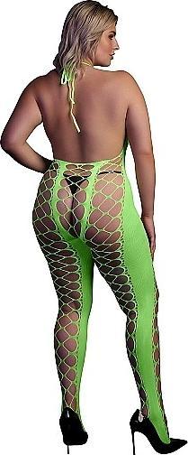 Actual product image Ouch! Bodystocking with Halterneck (XL, XXL, 3XL)