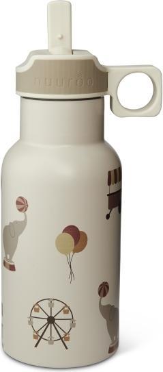 Produktbild Nuuroo Drinkfles kind- waterfles junior- circus-nuuroo-isolerend- dubbelwandig rvs- drinkbus-350ml (0.35 l)