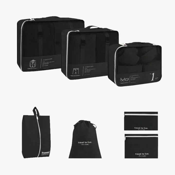 Actual product image Only-Bags.Store 7 pieces packing cubes for suitcases, lightweight luggage packing organiser, compression storage