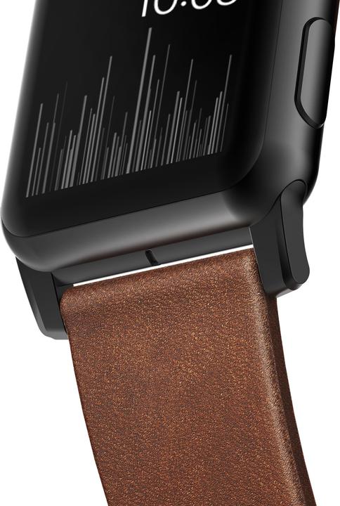 Produktbild Nomad Modern Connector Strap (44 mm, Edelstahl, Leder)