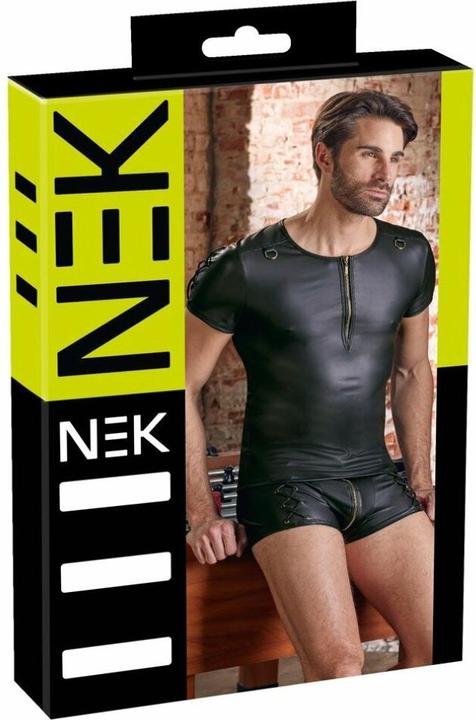 Produktbild Nek Mattlook Shirt mit Zip und Schnürung (L)
