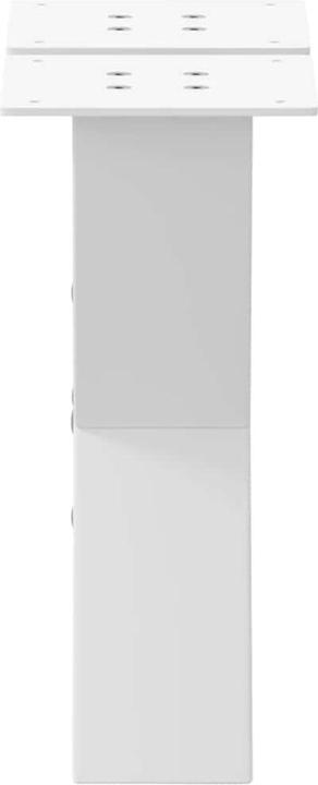 Produktbild VidaXL Couchtischbeine X-Form 2 Stk. Weiss 30x(30-31) cm Stahl Tischbein