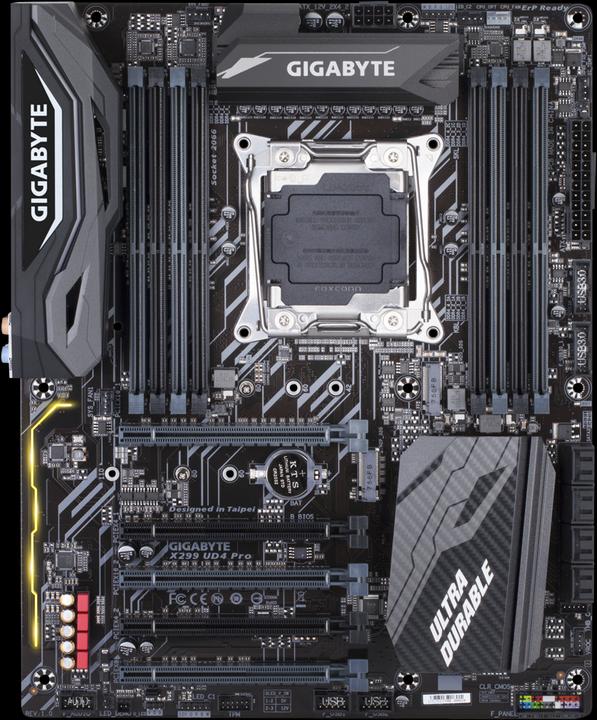 Produktbild Gigabyte X299 UD4 Pro (LGA 2066, Intel X299, ATX)