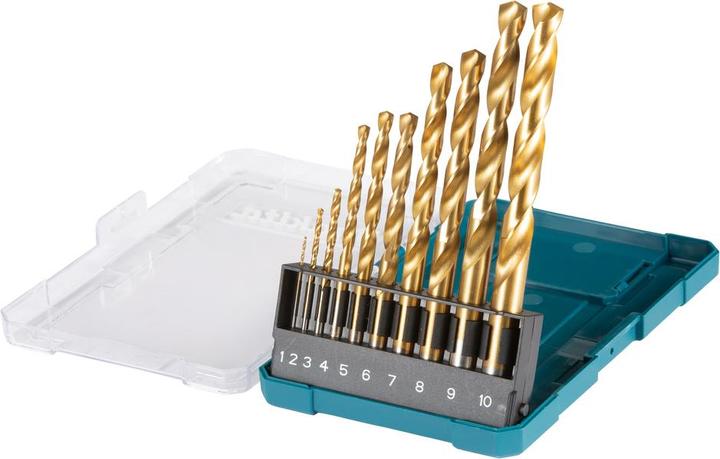 Image du produit Makita Jeu de forets HSS D-72849 (1.0-10 mm)