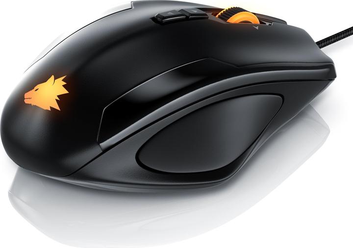 Actual product image Titanwolf Gaming Laser Mouse with 12 programmable buttons | Mouse with 10800 dpi | Polling rate up to 1000Hz (Cable)