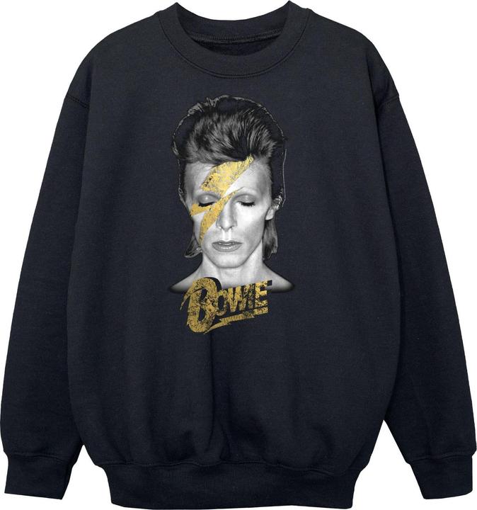 Immagine prodotto David Bowie Aladdin Sane Gold Bolt Felpa Ragazzi (116)