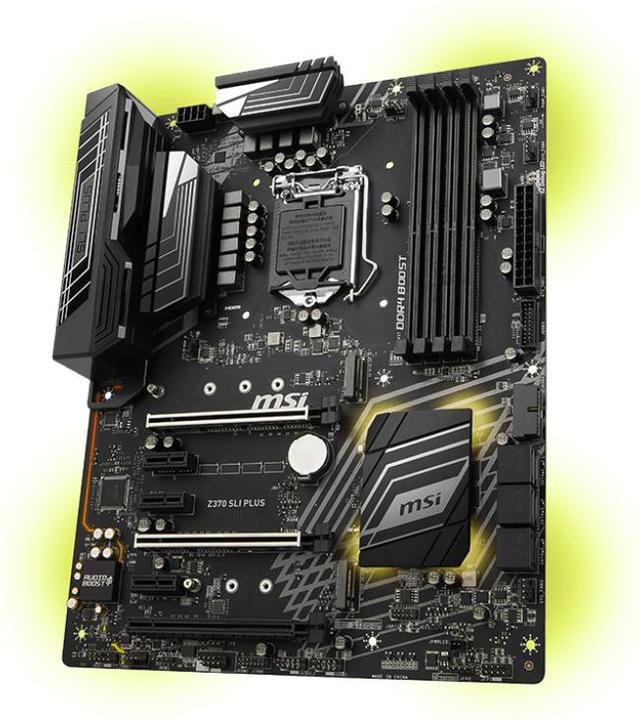 Actual product image MSI Z370 SLI Plus (LGA 1151, Intel Z370, ATX)