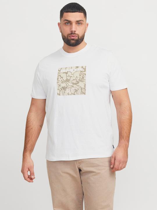 Actual product image Jack & Jones Plus Size Gedruckt T-shirt T-shirt (5XL)