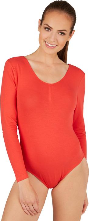 Dressforfun Damen Langarm-Body mit Rundhals-Ausschnitt
