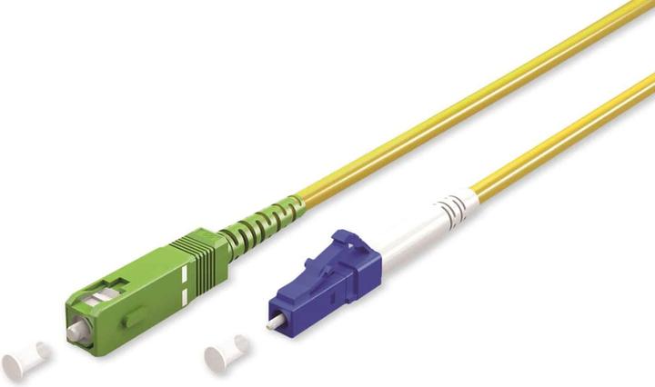 Produktbild Goobay Glasfaserkabel FTTH, Singlemode OS2 Yellow, Gelb Simplex, 0,5 m (S/UTP, CAT7, 0.50 m)