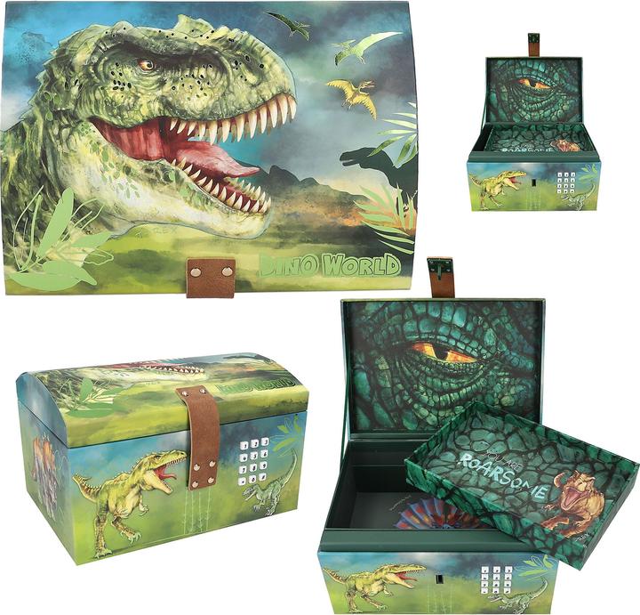 Productafbeelding Depesche Dino World - Schatkist met code, geluid en licht ( 0412115 )