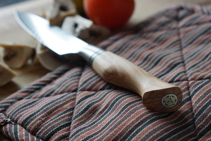 Actual product image Ryda Knives Santoku knife - ST650 Damascus 20 cm (20.50 cm)