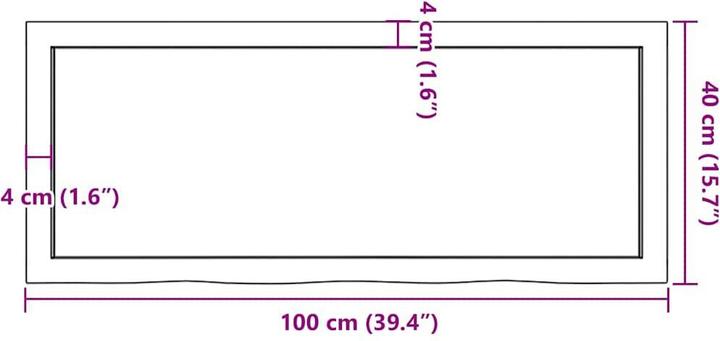 Immagine prodotto VidaXL Emerald (100 x 6 x 40 cm)