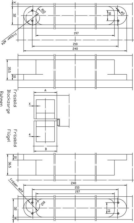 Produktbild Simonswerk Türband TECTUS TE 640 3D, verdeckt, Stahl schwarz beschichtet
