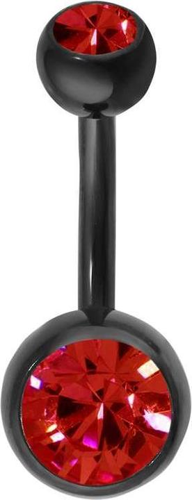 Produktbild Bijouteria Bauchpiercing (Titan, Kristall, PVD Beschichtung)