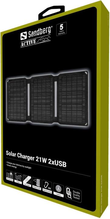Immagine prodotto Sandberg Caricatore solare (21 W, 0.68 kg)