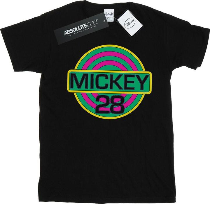 Actual product image Disney Womens/Ladies Mickey Mouse Mickey 28 Cotton Boyfriend T-Shirt (3XL)