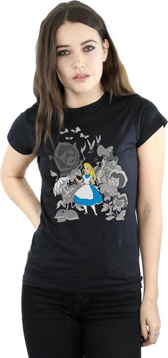 Produktbild Alice In Wonderland Blumen Baumwolle TShirt (M)