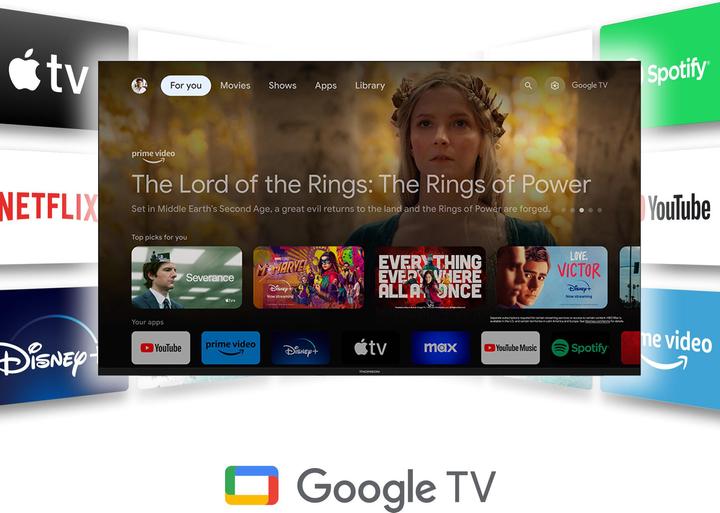 Produktbild Thomson Streaming BOX: 4K UHD Google TV (8 GB, iOS 12)