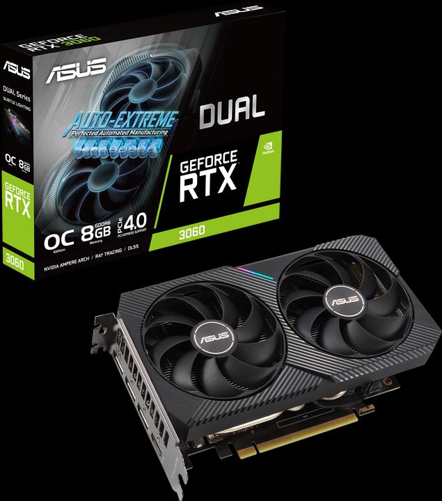 Produktbild ASUS DUAL GeForce RTX 3060 OC EDITION (8 GB)