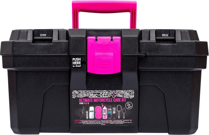 Actual product image Muc-Off Ultimate Bicycle Kit (1800 ml, Bicycle cleaner, Chain cleaner, Universal Lubricant, Sponge, Care set)