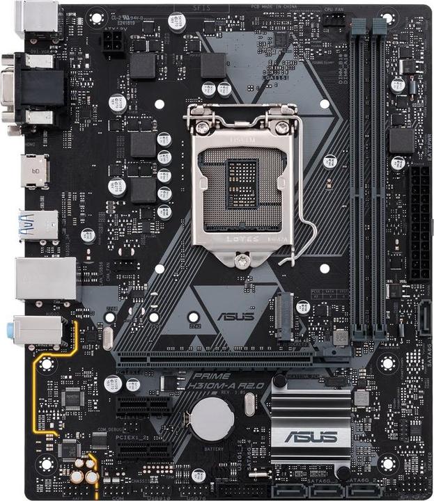 Produktbild ASUS PRIME H310M-A R2.0 S1151V2 MAT (LGA 1151, Intel H310, mATX)