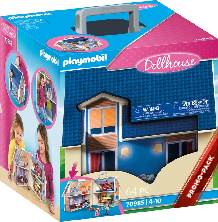 Playmobil Mitnehm-Puppenhaus (70985, Playmobil Dollhouse)