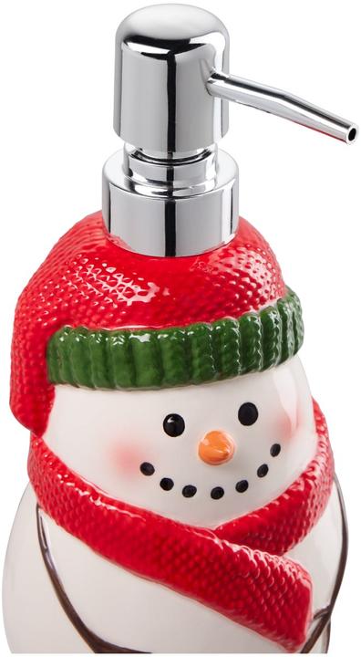 Image du produit Diaqua Distributeur de savon Bonhomme de neige 400 ml, rouge/vert/blanc