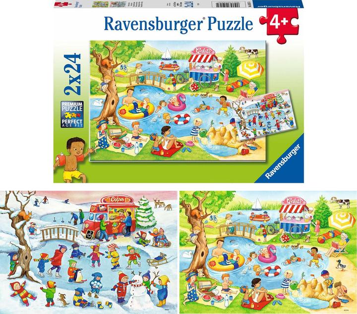 Actual product image Ravensburger Recreation at the lake (24 pieces)