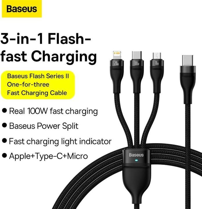 Produktbild Baseus Flash Series II (1.50 m, USB 3.2 Gen 1)