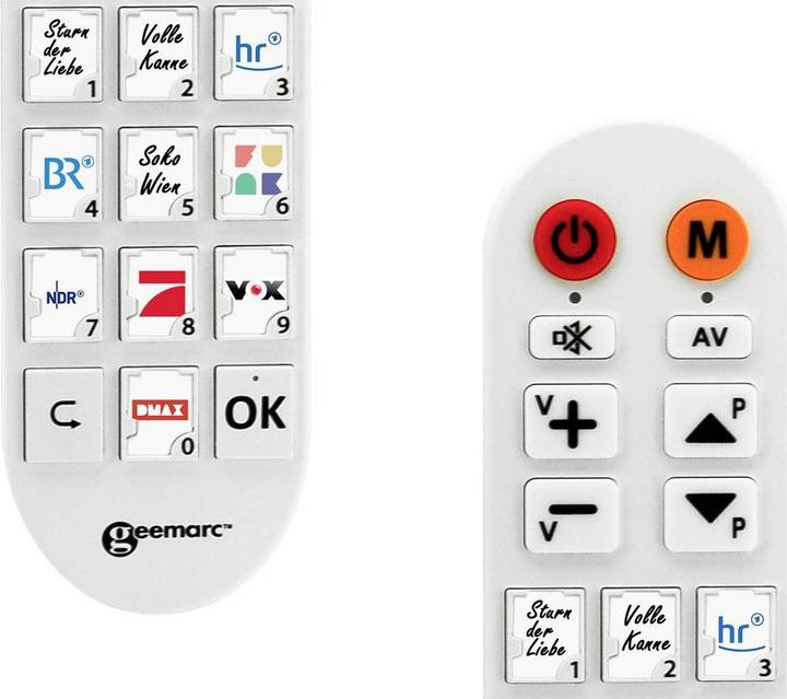 Actual product image Geemarc TV PHOTO100 TV remote control with photo buttons (Device-specific remote control)