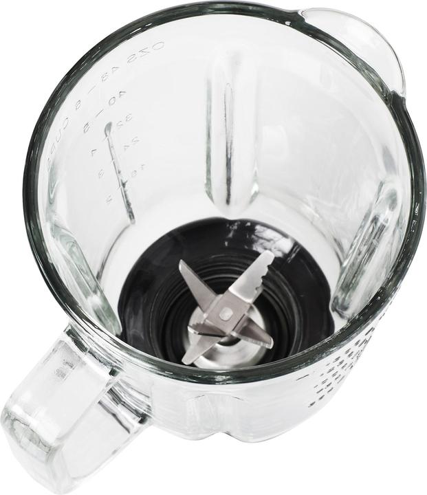 Produktbild Melchioni Glas-Tischmixer 600 W Schwarz, Stahl (600 W)