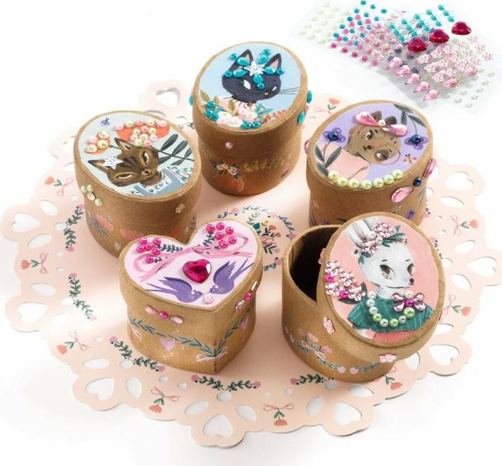 Produktbild Djeco DIY – 5 mini Schachteln zum dekorieren