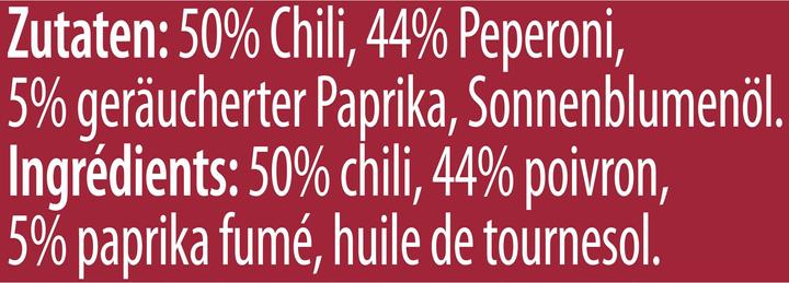 Nährwerte und Zutaten Knorr 100% Natürlich Gewürzflocken Chili, Gewürz Streuer mit Chili & Paprika, Würzen ohne Salz und Zucker (34 g)